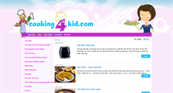 Desktop Screenshot of cooking4kid.com