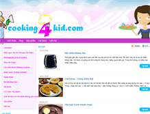 Tablet Screenshot of cooking4kid.com